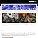 Screen shot of the Alan Frost Pattern Makers Ltd website.