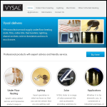 Screen shot of the Vysal Ltd website.