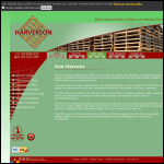 Screen shot of the E.S. Harverson & Son (Transport) Ltd website.