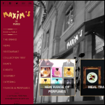 Screen shot of the Maxim's De Paris Ltd website.