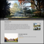 Screen shot of the Shaftesbury Estates Ltd website.