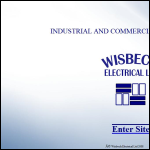 Screen shot of the Wisbech Electrical Ltd website.