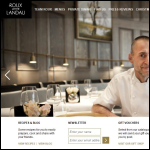 Screen shot of the Roux Fine Dining Ltd website.
