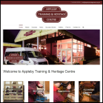 Screen shot of the The Appleby Heritage Centre Ltd website.