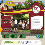 Screen shot of the The Priors School website.