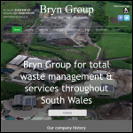 Screen shot of the Bryn Quarry Ltd website.