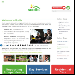 Screen shot of the Scotts Project Trust website.