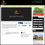 Screen shot of the Chapeltons Estate Agents Ltd website.
