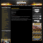 Screen shot of the Sfx Supplies & Hire Ltd website.
