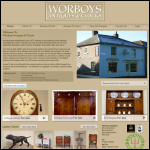 Screen shot of the Worboys & Johnston Ltd website.