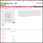 Screen shot of the Raymedia Ltd website.