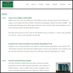 Screen shot of the Robert Elliston Architects Ltd website.