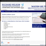 Screen shot of the Richard Wilson Taxation Consultants Ltd website.