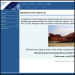Screen shot of the Blackford's Turf & Topsoil Ltd website.