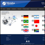 Screen shot of the Metalsa Uk Ltd website.
