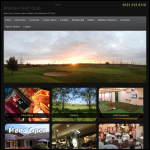Screen shot of the The Wishaw Golf Club Ltd website.