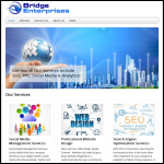 Screen shot of the Bridgen Enterprises Ltd website.