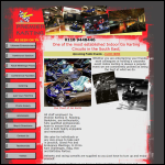 Screen shot of the Premier Karting Ltd website.