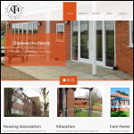 Screen shot of the At4 Architects Ltd website.