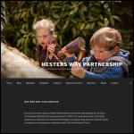 Screen shot of the Hesters Way Neighbourhood Project website.