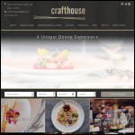 Screen shot of the Crafthouse Ltd website.