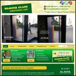Screen shot of the Warner Glass (Croydon) Ltd website.