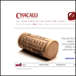 Screen shot of the Chacalli-de Decker Ltd website.