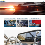 Screen shot of the Imperial Motoryachts Ltd website.
