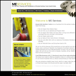 Screen shot of the M & E Services Cheddar Ltd website.