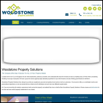Screen shot of the Woodstone Properties Ltd website.