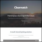 Screen shot of the Clearmatch Systems Ltd website.