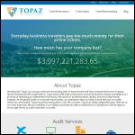 Screen shot of the Topaz Ltd website.