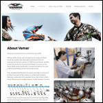 Screen shot of the Vemar Ltd website.