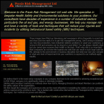 Screen shot of the Praxis Risk Management Ltd website.
