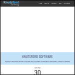Screen shot of the Knutsford Software Ltd website.