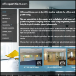 Screen shot of the Vision Ceilings & Partitions Ltd website.