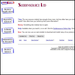 Screen shot of the Suddensource Ltd website.