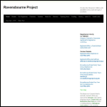Screen shot of the Ravensbourne Project website.