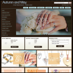 Screen shot of the Autumn & May Ltd website.