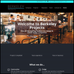 Screen shot of the Berkeley Projects Uk Ltd website.