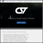 Screen shot of the Cascade Electronics Ltd website.