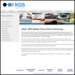 Screen shot of the K.G. Associates Ltd website.