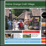 Screen shot of the Holme Grange Craft Barn & Art Gallery Ltd website.