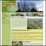 Screen shot of the Ruperra Conservation Trust website.