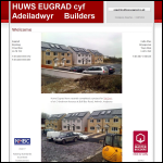 Screen shot of the Huws Eugrad Cyf website.