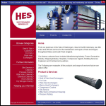 Screen shot of the Heat Exchanger Services (Wales) Ltd website.