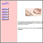 Screen shot of the Genesis V Systems Ltd website.
