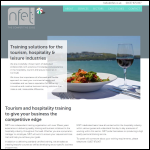 Screen shot of the Newquay for Excellence Training Ltd website.