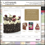 Screen shot of the Lathams of Broughton Ltd website.