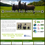 Screen shot of the Zwartbles Sheep Association website.